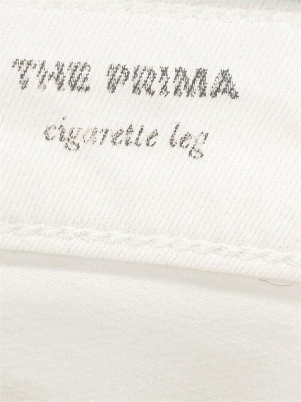 AG Adriano Goldschmied Prima Crop White Ankle & Cropped Jeans “cigarette leg” 28 - Picture 9 of 16